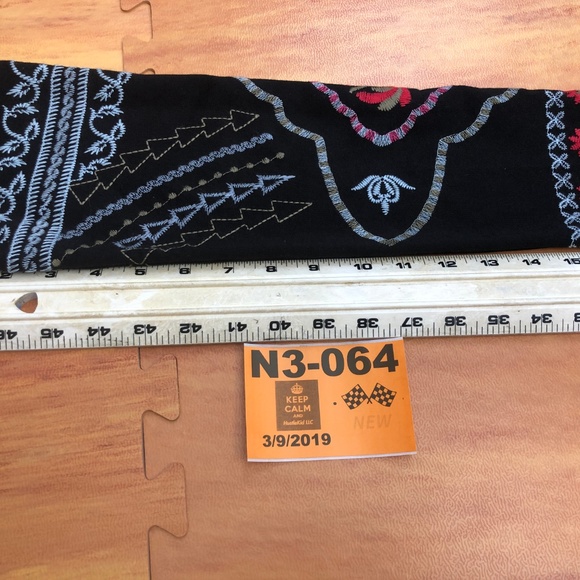 Dor Dor Couture Floral Embroidered Hoodie Small S - Picture 6 of 8